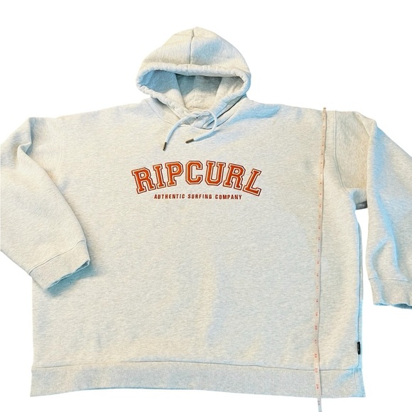 Rip Curl Men’s Gray Pullover Sweatshirt Casual Surf Style Size XL - Picture 9 of 11